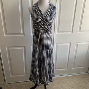 1950s Vintage style rockabilly gingham dress XS